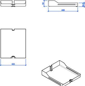 Peka Metall Einhängetablar PEKA Libell (1 Stk.)