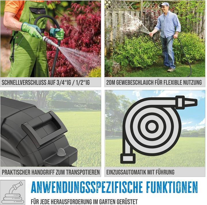 Actual product image Güde - Automatik Schlauchtrommel 20-2-2 1/2 (20 m)