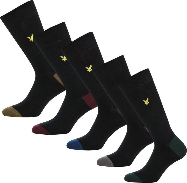 Immagine prodotto Lyle and Scott Calzettoni Contrasto Uomo Misura Confezione 5 (Confezione da 5 pezzi, 40.5 - 45.5)