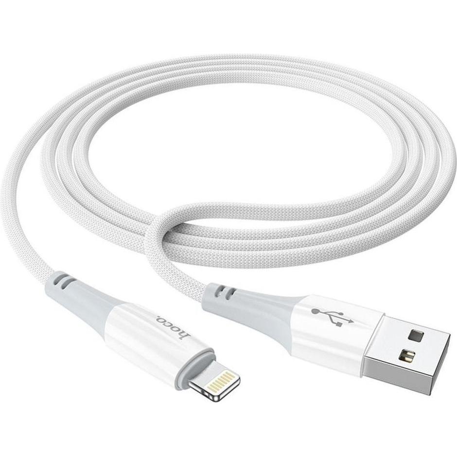 Partner Telecom Cable Hoco HOCO cable USB A to Lightning 2,4A X70 1 m white (1 m, USB 3.0), Cavo USB