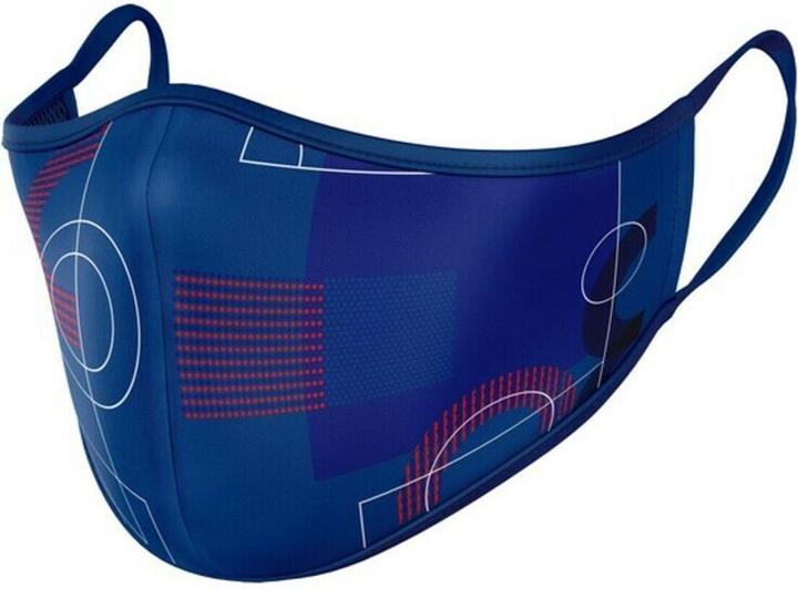 FC Barcelona Reusable fabric hygiene mask for children Blue (No official protection class)