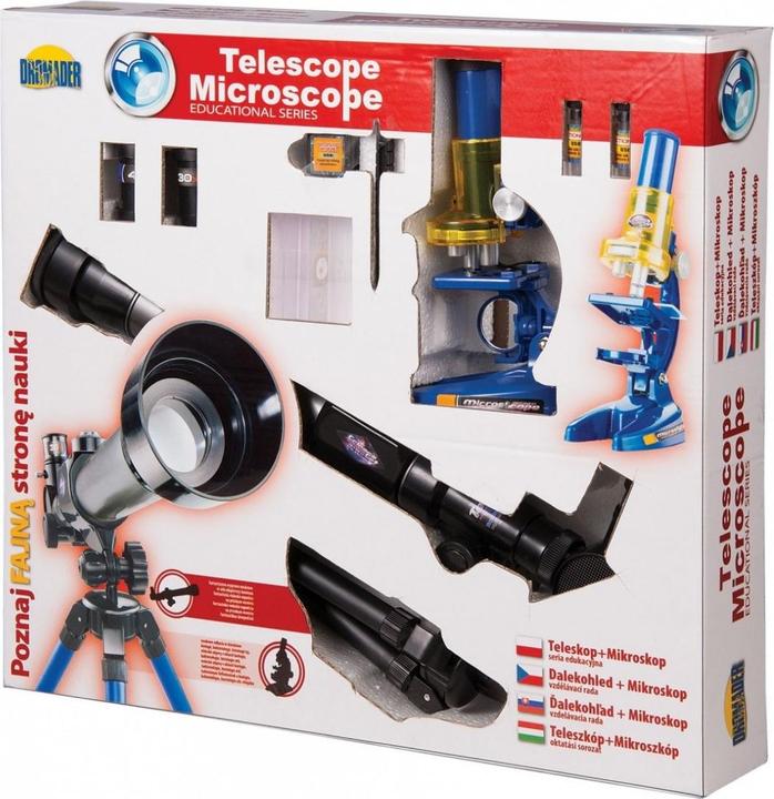 Image du produit Dromader Telescope + microscope set in a box 00838