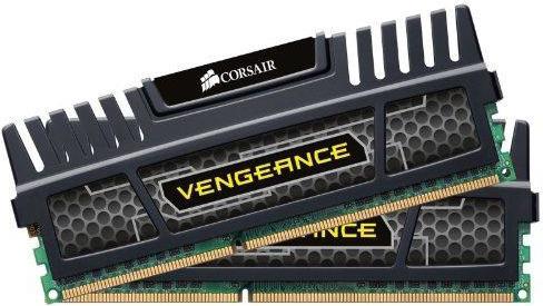 Actual product image Corsair Vengeance Memory, DDR3, 16 GB, 1600 MHz, CL10 (CMZ16GX3M2A1600C10) (2 x 8GB, 1600 MHz, DDR3-RAM, DIMM)