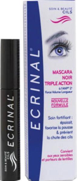 Actual product image Ecrinal Mascara with triple effect black (Black)