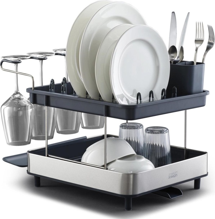 Productafbeelding Joseph Joseph Excel Steel 2-laags roestvrijstalen afdruiprek