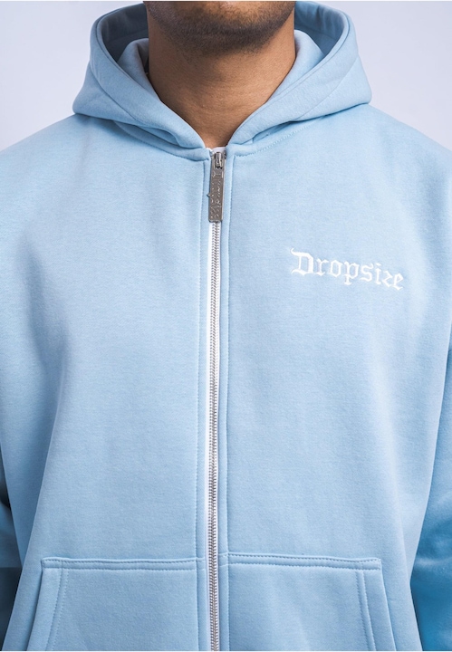 Actual product image Dropsize Super Heavy Oversize Blank Zip Hoodie - 126949 (S)