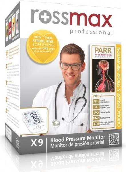 Actual product image Rossmax Automatic Blood Pressure Monitorius X9 PARR PRO (Blood pressure monitor wrist)