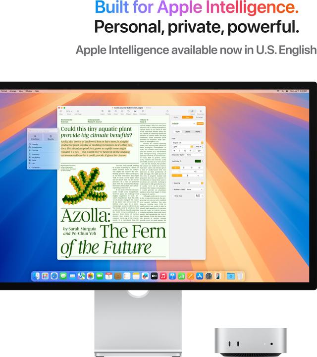 Produktbild Apple Mac Mini – 2024 (M4, 24 GB, 2000 GB, Apple M4 10-Core)