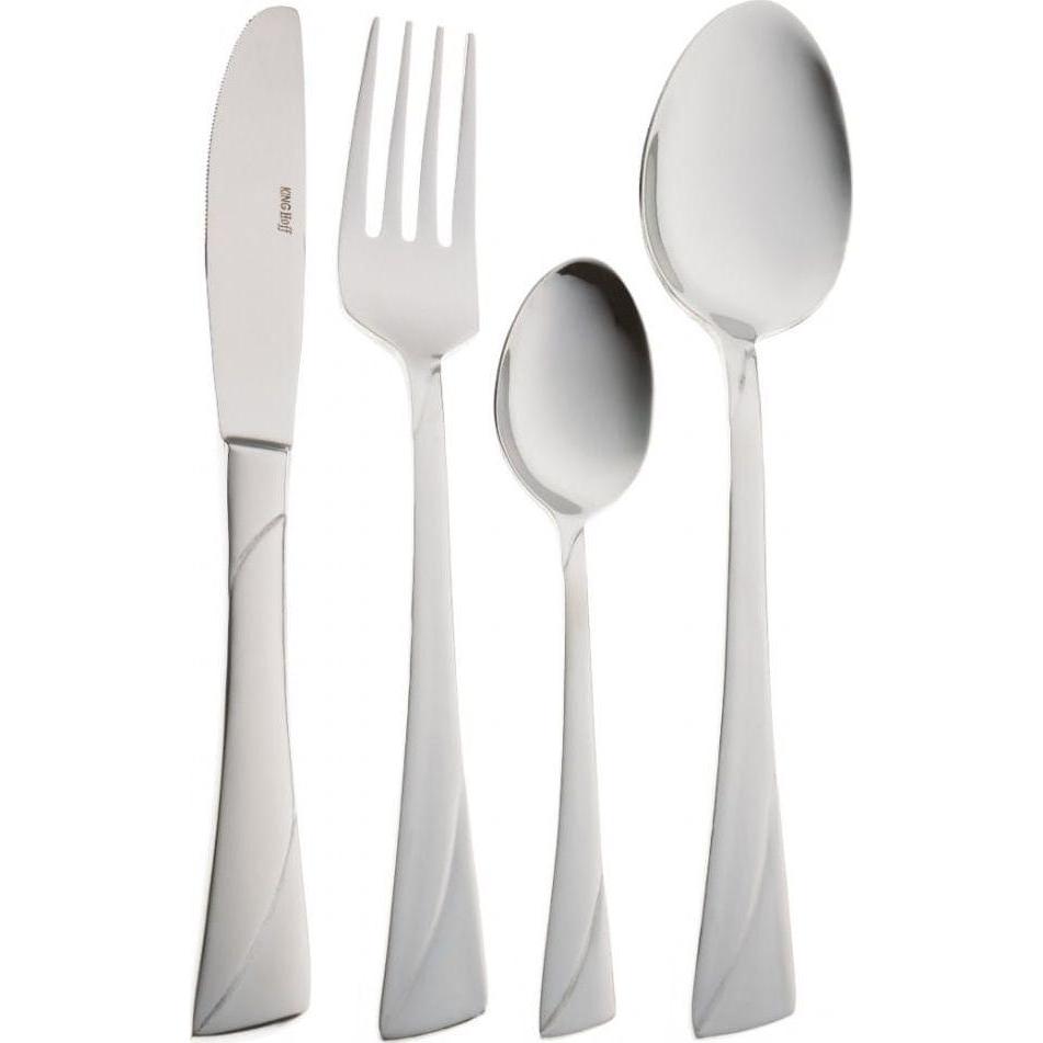 Kinghoff Cutlery set 24 ELEM. SATIN KH-1350, Besteck, Silber