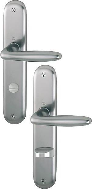 Actual product image Hoppe Verona 1510/273P Bathroom set with long plate WC F9 (Door plate set)