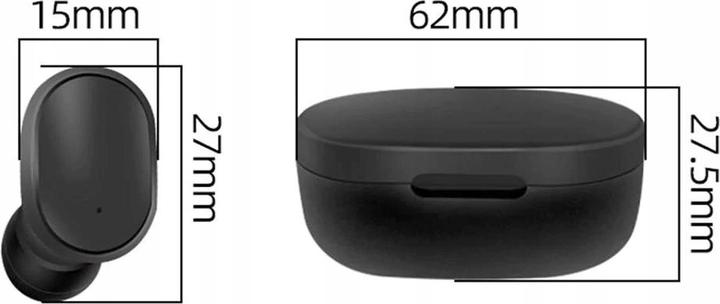 Actual product image PhoneLook Ecouteurs Bluetooth sans fil A6S incl. micro, Touch control, étui de charge avec affichage LED (Wireless)