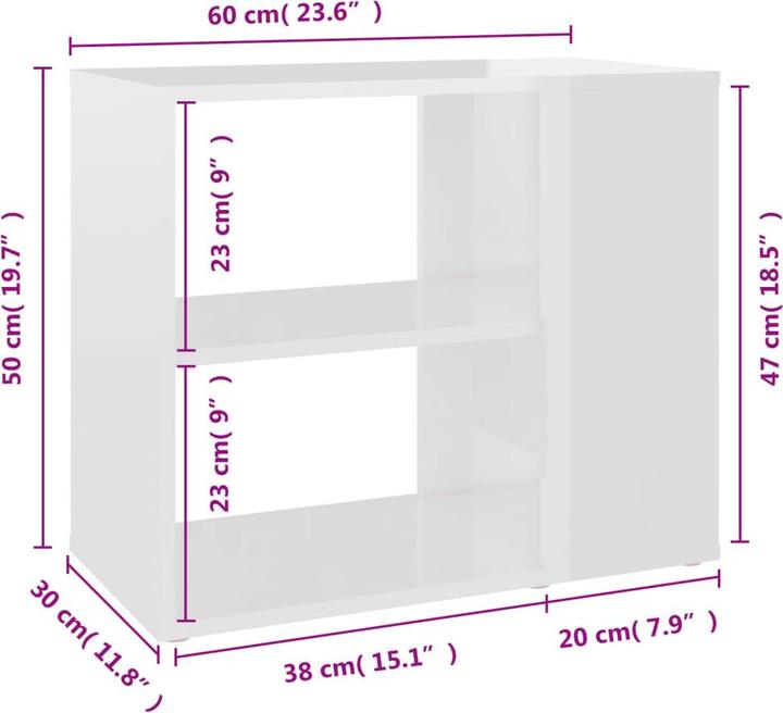 Produktbild vidaXL Atreus (60 x 30 x 50 cm)