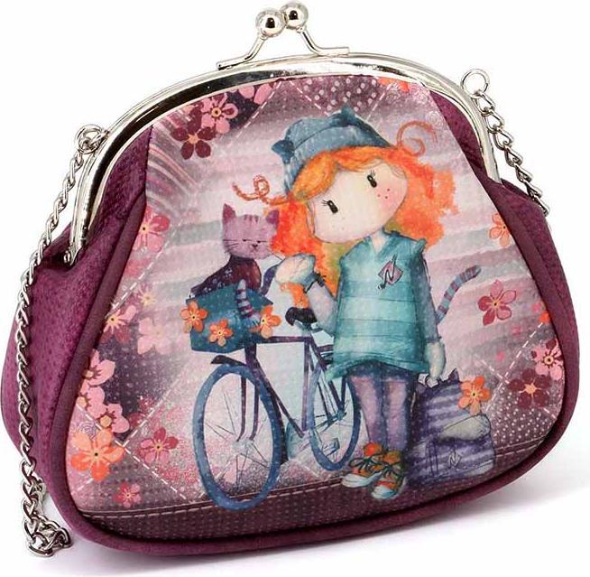 Actual product image Forever Ninette Large Chain Retro Shoulder Bag Bicycle