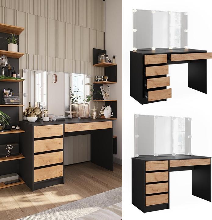 Actual product image Vicco Sherry with mirror & LED lighting (120 x 75 x 55 cm)