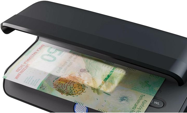 Immagine prodotto Safescan 75 LED UV/Weissl Prüfgerät Währungen, Pässe Schwarz (Validatore di banconote)
