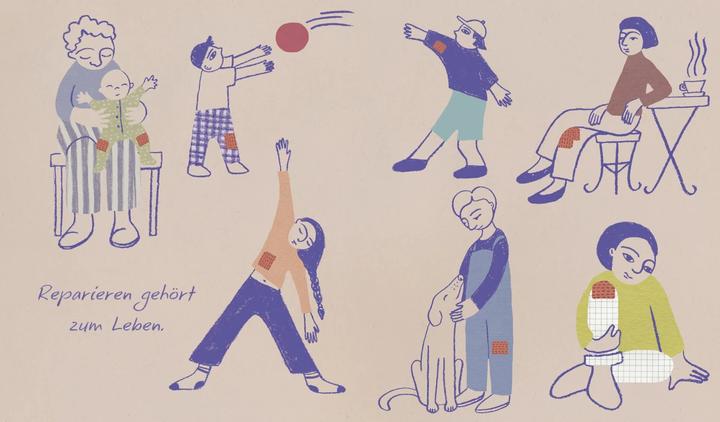 Produktbild Flicken und stopfen (Deutsch, Nina Montenegro, 2021)