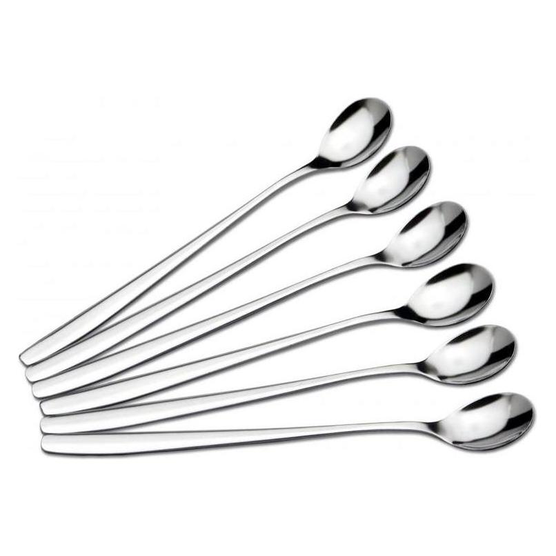 CHG 9285-00 6 x Jogurt-/ Longdrinklöffel (L= 19 cm) (6 Stk.) (9285-00)