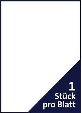 Produktbild Soennecken Etikett 5769 210x297mm weiss 100 St./Pack.