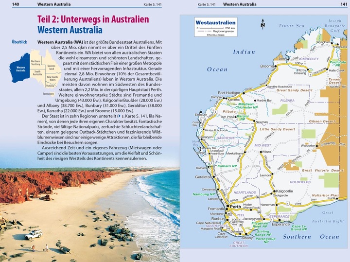 Immagine prodotto Reiseführer Australien - Westen und Zentrum (Tedesco, Pavel, Veronika, 2023)