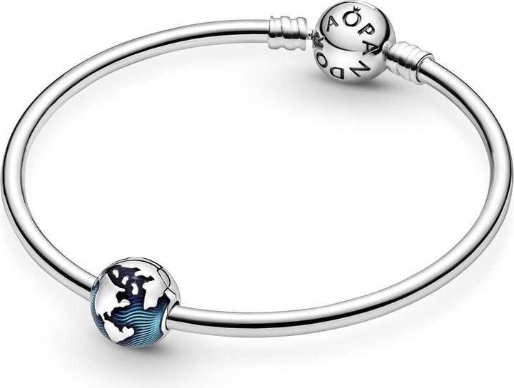 Image du produit Pandora Globe Clip Charm (Argent 925, Émail)