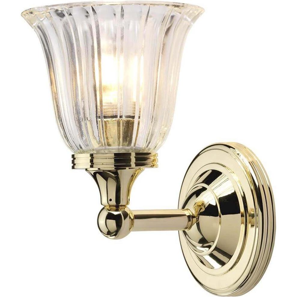 Elstead Lighting, Wandleuchte + Deckenleuchte, Austen LED Wandleuchte G9 Poliertes Messing IP44 (320 lm, G9)