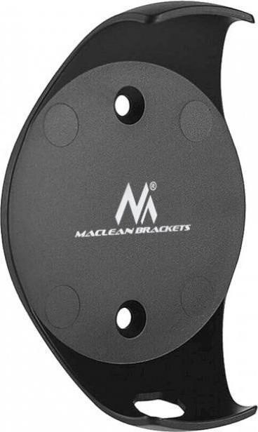 Maclean MC-842 - Supporto a muro per altoparlanti, compatibile con Google Home Mini, nero (1 pz., Installazione a parete, Non mobile)