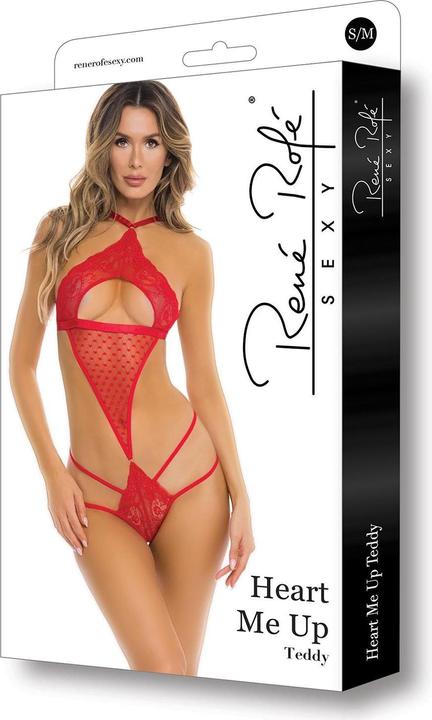 Actual product image René Rofé Rene Rofe Heart Me UP Teddy Red S/M (S, M)