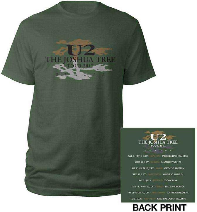 Immagine prodotto U2 Joshua Tree Logo 2017 Back Print (L)