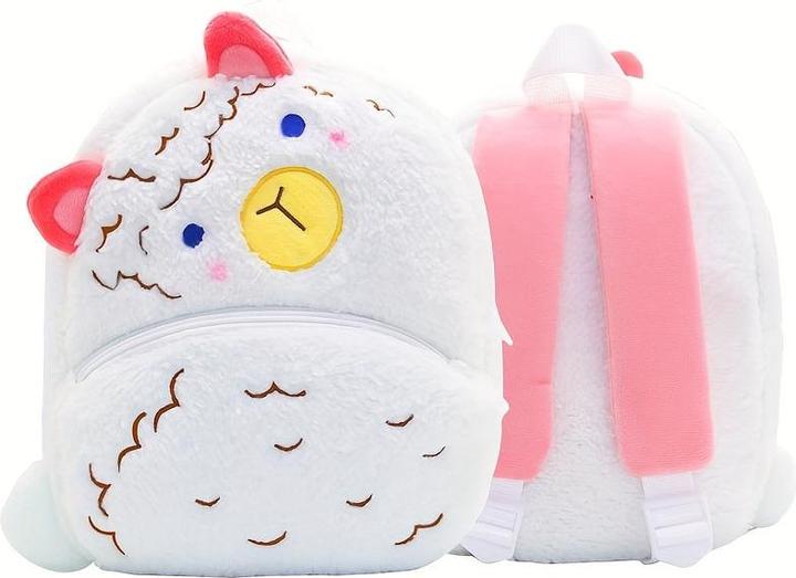 Immagine prodotto Only-Bags.Store Zaino in poliestere per la scuola, zaino in peluche con animali simpatici, borsa piccola per le
