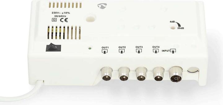 Nedis CATV-Verstärker | Verstärkung dBi (bei Antennenkabel): 20 dB | 47 - 694 MHz | Anzahl der Ausgä (Amplifier)