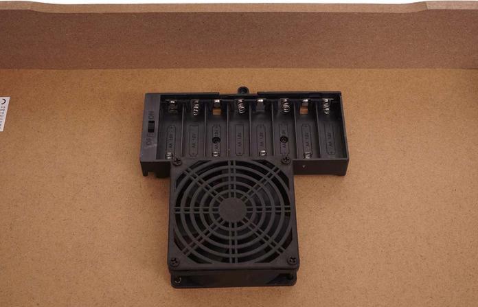 Actual product image Mendler Mini Air Hockey, table game air hockey including accessories, wood 56x30x10cm