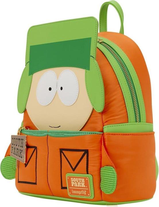 Actual product image Loungefly South Park Kyle backpack. 26cm