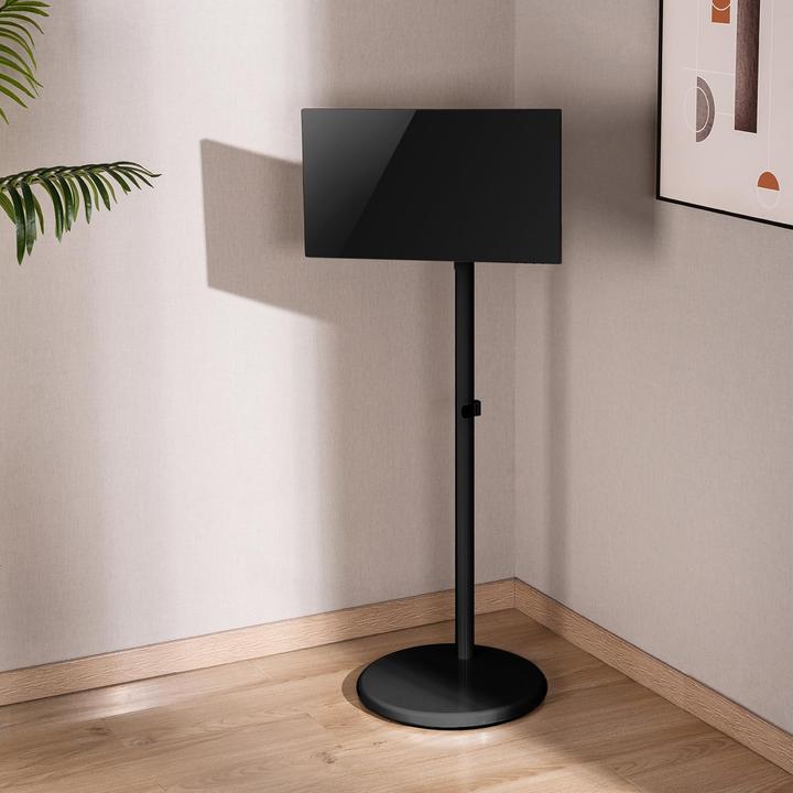 Image du produit Maclean Stojak podłogowy na monitor/TV MC-970 B, mobilny, sprężyna gazowa (Sol, 35", 10 kg)