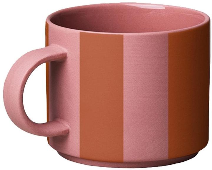Chic.Mic Chic Mic Kaffeetasse Good Mood 280 ml, 1 Stück, Berry gestreift (280 ml, 1x)