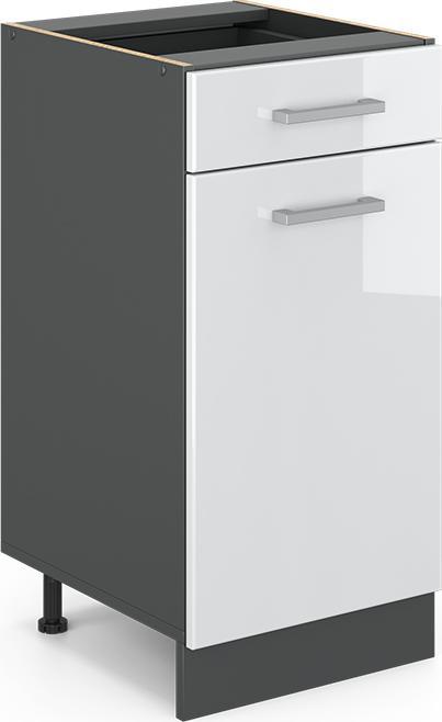 Anthrazit, Weiss, Weiss Hochglanz