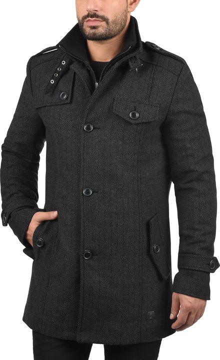 Image du produit Indicode Brandan Manteau De Laine Veste Longue D'Hiver Parka Pour Homme Avec Col Droit (XL)