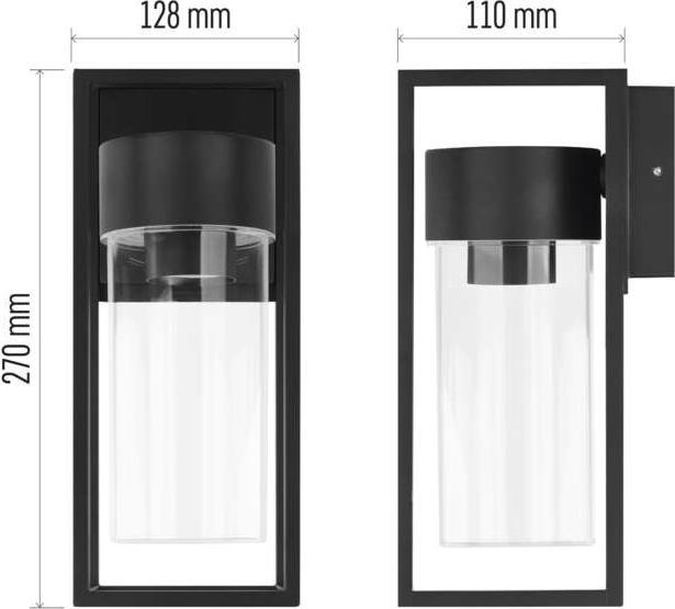 Image du produit Emos LED GARDEN LIGHT,E27,IP44,MAX 15W,WALL MOUNTED (E27, IP44)