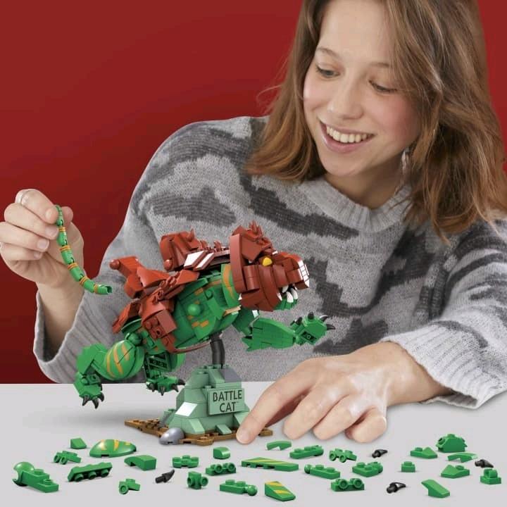 Actual product image Mega Construx Motu Origins Battle Cat
