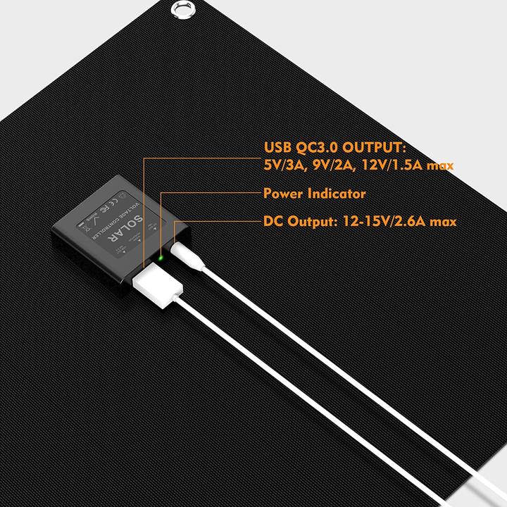 Produktbild Powkey Solarmodul (40 W, 1.90 kg)