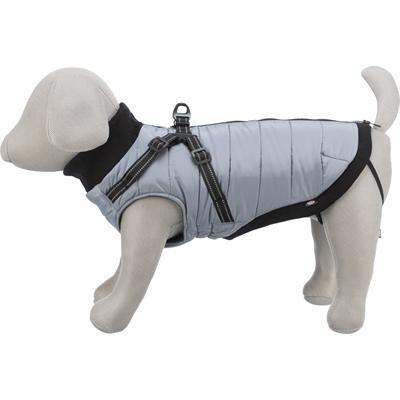Thumbnail - Trixie Hondenjas Pontis Met Tuig Grijs (XXS, Hundemantel), Hundebekleidung