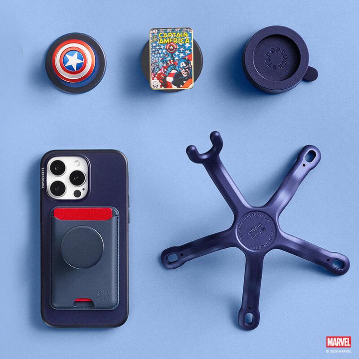 Produktbild PopSockets PopGrip MagSafe Round Captain America