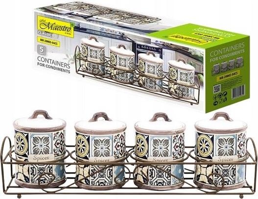 Actual product image Maestro Zestaw pojemników 5 el. MR-20005-04CS