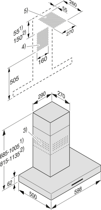 Produktbild Miele Pur 68 W (Wandhaube)