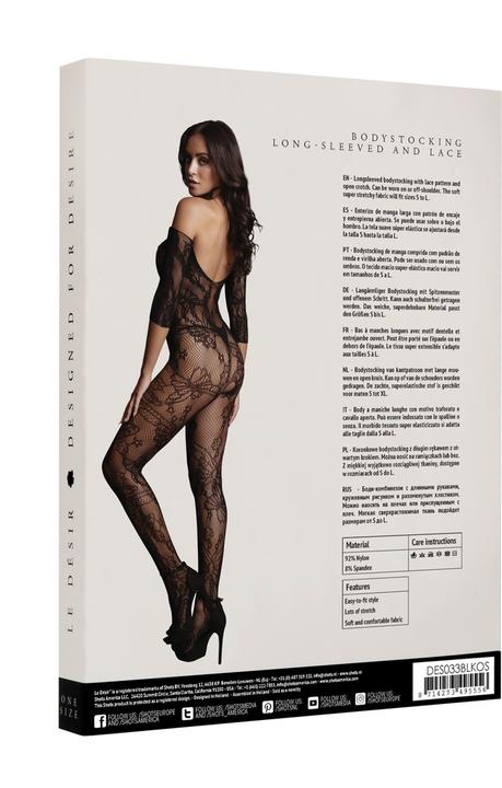 Produktbild Le Désir Lace Sleeved Bodystocking (One Size)