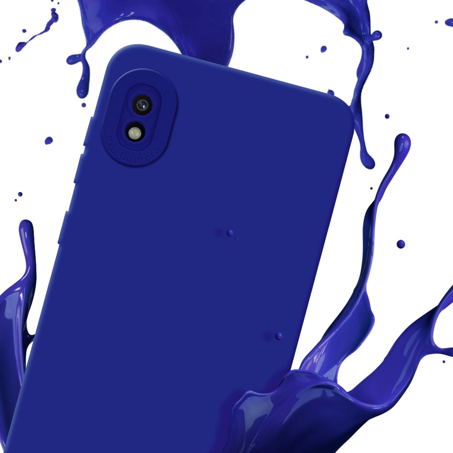 Thumbnail - Cadorabo Hülle für Samsung Galaxy A10 im TPU Fluid LM162 Style (Samsung Galaxy A10), Smartphone Hülle, Blau