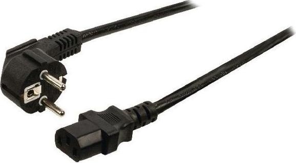 Produktbild RND Electronics AC-Netzkabel, Schutzkontaktstecker Typ F (CEE 7/4) - IEC 60320 C13, 3m, Schwarz (0.24 m)