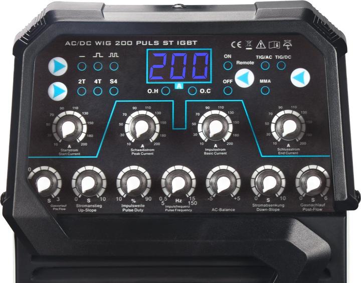 Actual product image Stahlwerk AC/DC TIG 200 pulse ST IGBT welding machine, fully equipped