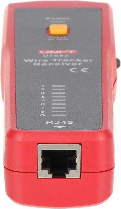 Actual product image Uni-T WIRE PAIR DETECTOR WITH CABLE TESTER RJ-45 UT-682
