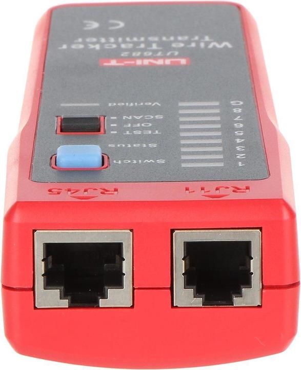 Actual product image Uni-T WIRE PAIR DETECTOR WITH CABLE TESTER RJ-45 UT-682