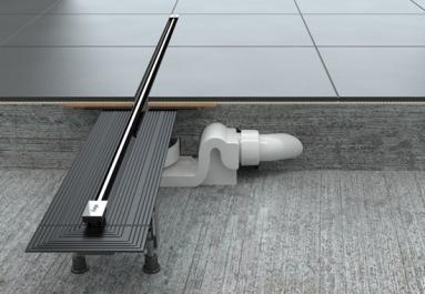 Actual product image Viega Shower gutter ADVANTIX VARIO 30-120 cm with grill (1200 mm)